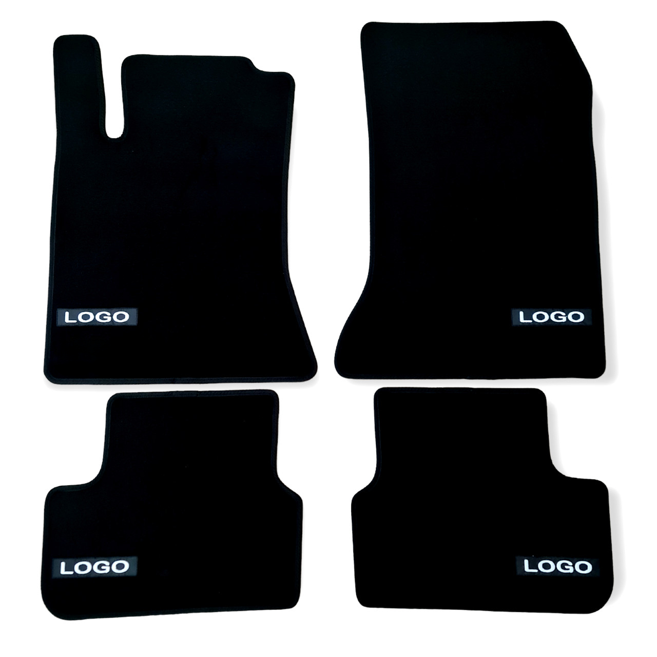 Car Floor Mats Velour For AMG Mercedes A Class Liners Waterproof Black Carpet