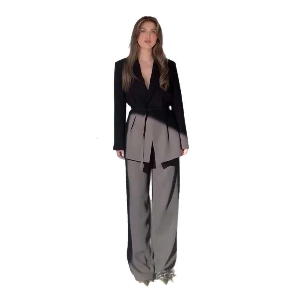 Elegant Casual Style Solid Color Long Sleeve Blazer Women's Spring New Suit B5