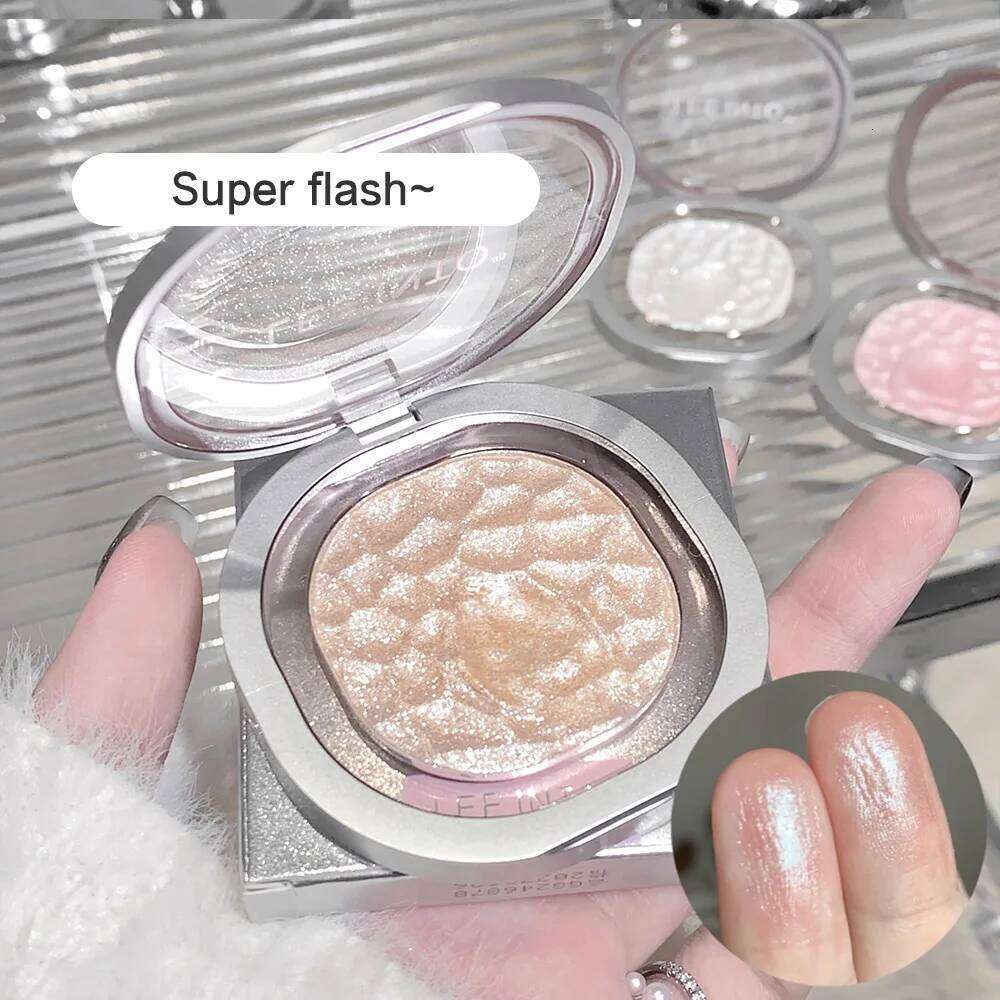 Highlighting Pearlescent Fine Mashed Soft Texture LEEINTO Non-flying Powder Brightening Long-lasting Highlighter Palette X250715