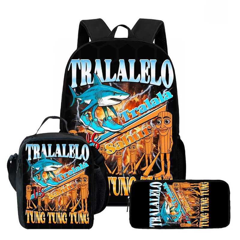 3Pcs Tralalero Tral… - image