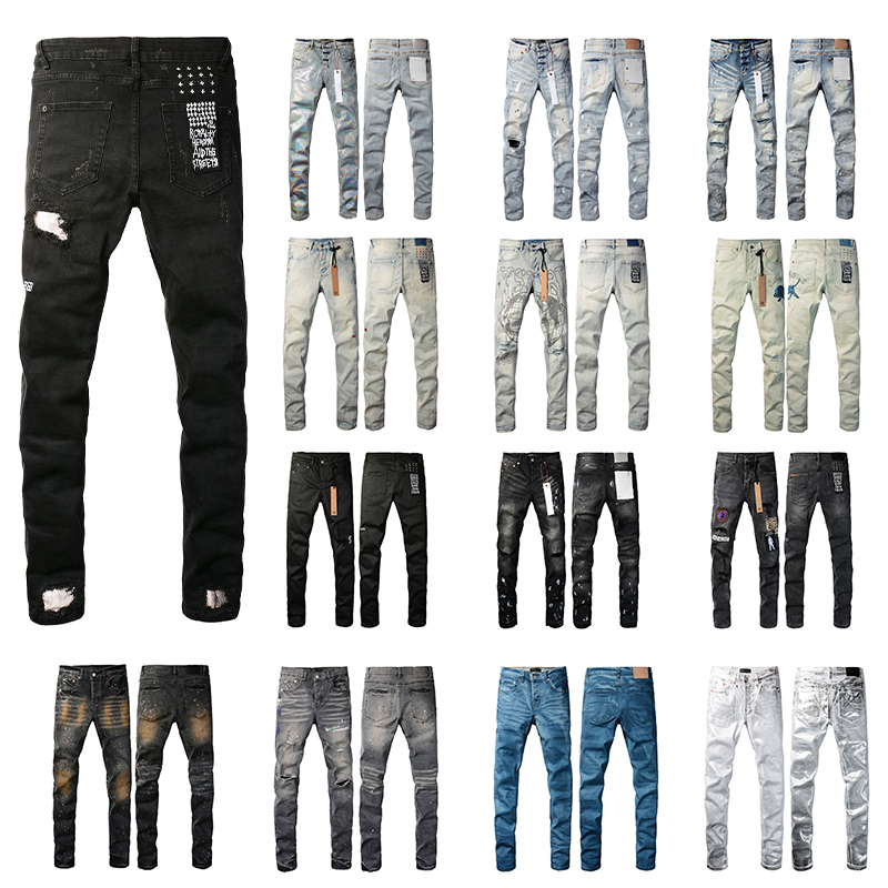 Designer jeans ksubi jeans casual Ripped Biker Slim Straight men's jeans ksubi denim jeans Stacked Skinny jeans Trendy Brand Retro Pant Stack Mens Womens Trend