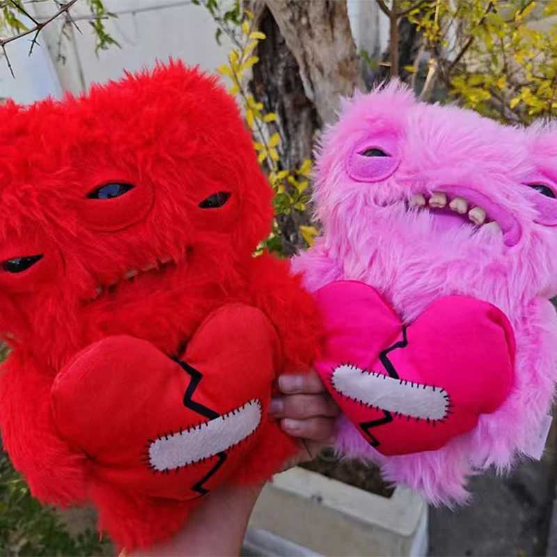 100% Original Fuggler Plush Toys 23cm Ugly Monster Love Monster Series Cute Tooth Monster Filled Plush Dolls Toys Gifts XJ250715