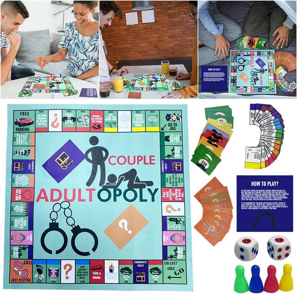 Adultopoly Board Game Couple Adult Opoly Board Game Relationship Card Game Portable Couple Game Valentines Gifts for Him Her X250715