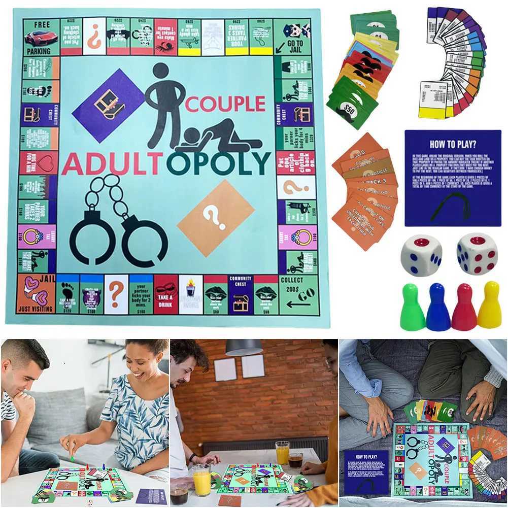 Adultopoly Board Game Couple Adult Opoly Board Game Relationship Card Game Portable Couple Game Valentines Gifts for Him Her X250715