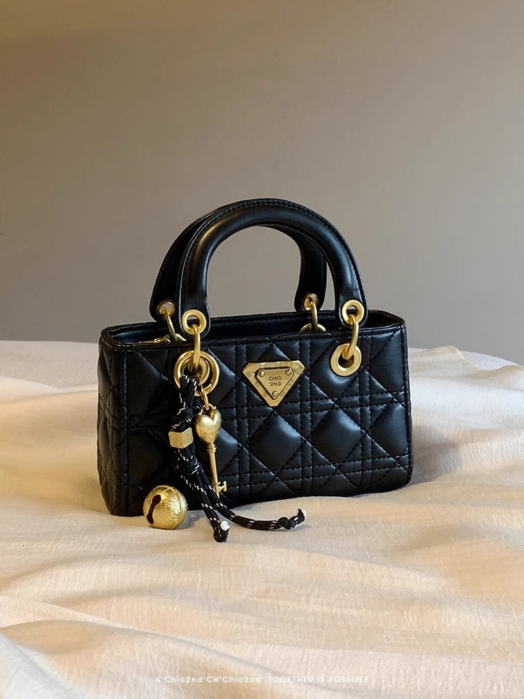 Designer Nanfeng Chio2nd Gu Lan Flower Box Tote Niche High-end Handbag Shoulder Crossbody Light Luxury Women's Bag