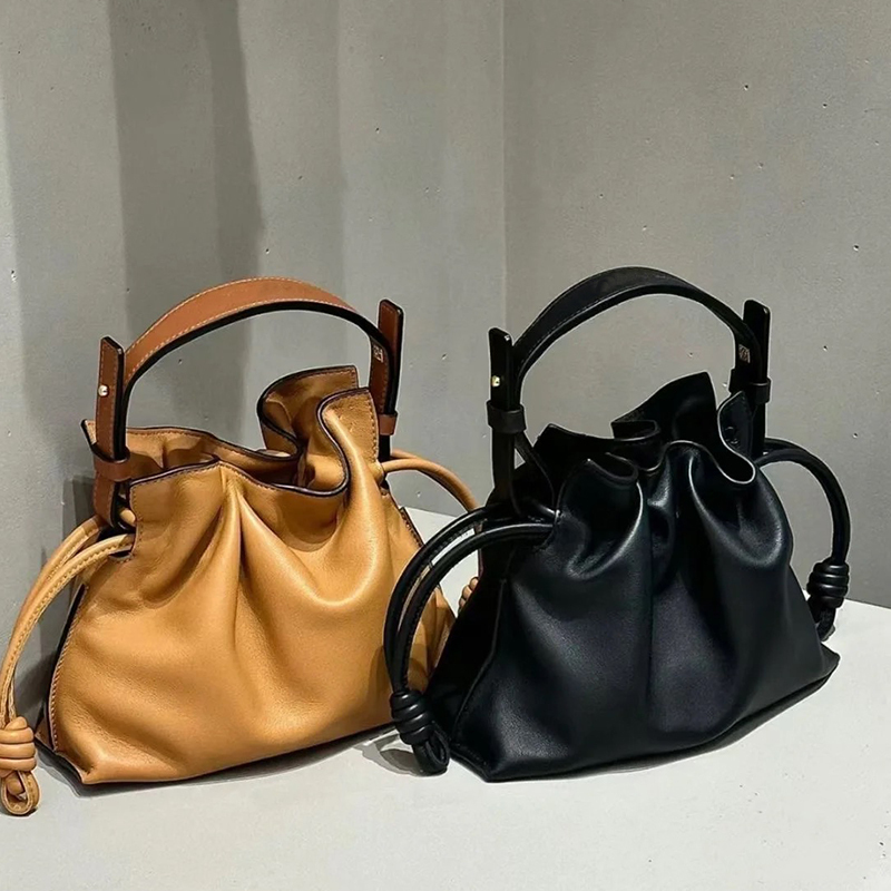 Designer bag 2025 Flamenco handbag Napa beef leather Luxury crossbody bag Cosmetic Bag drawstring bag Spanish brand tote bag