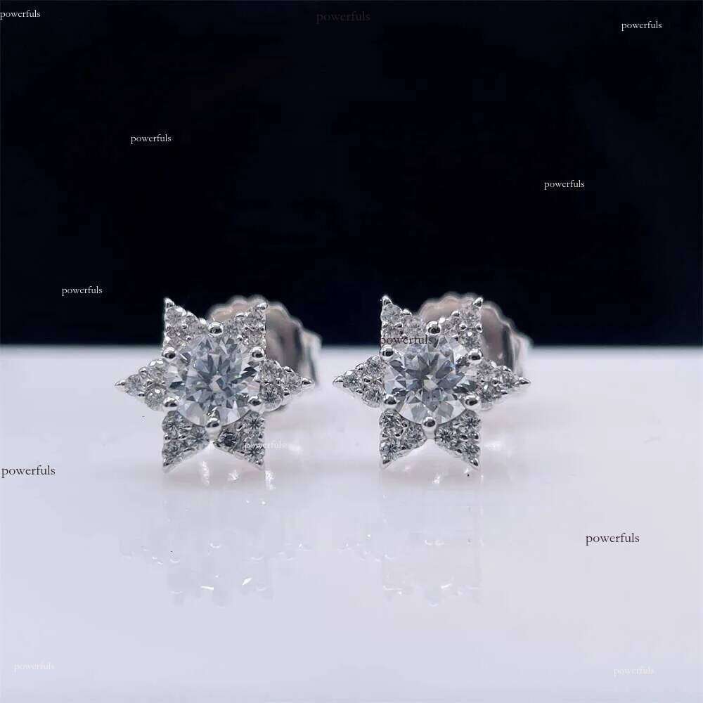 bottom wholesale price s with dia hip hop moissanite earring rapper jewelry