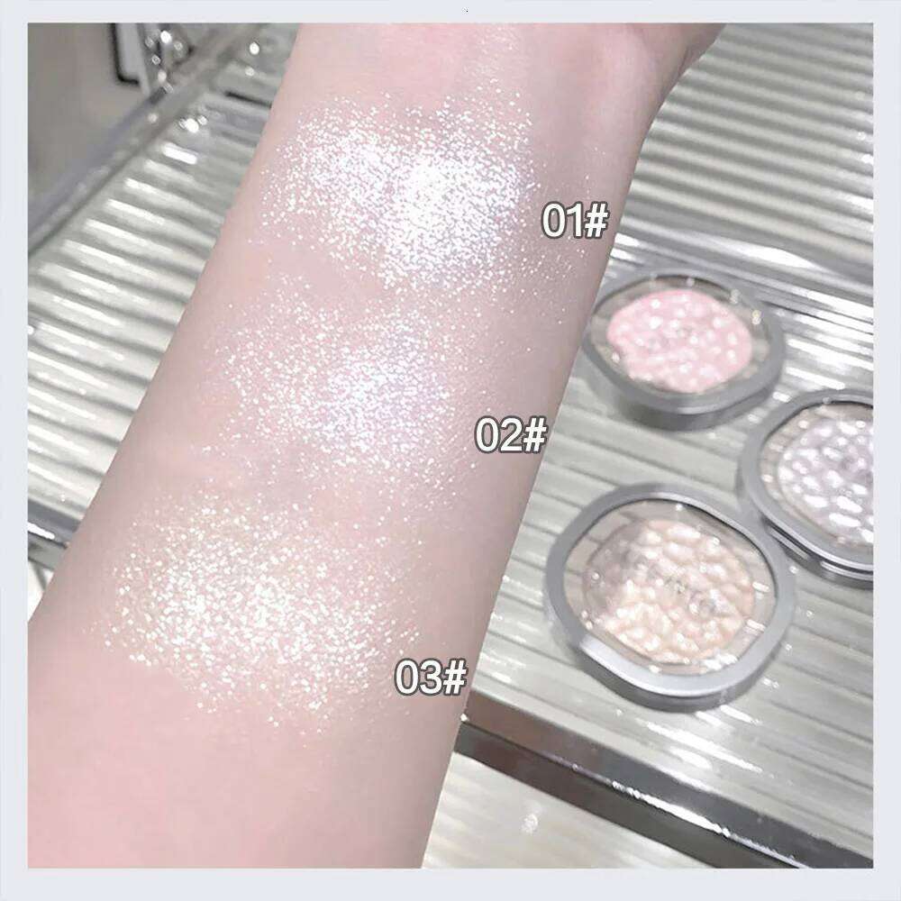 Highlighting Pearlescent Fine Mashed Soft Texture LEEINTO Non-flying Powder Brightening Long-lasting Highlighter Palette X250715