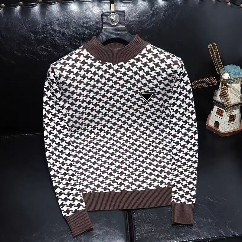 Top designer men's sweater luxury casual loose zipper letter printed street men's and women's sweater O-neck long sleeved pullover
