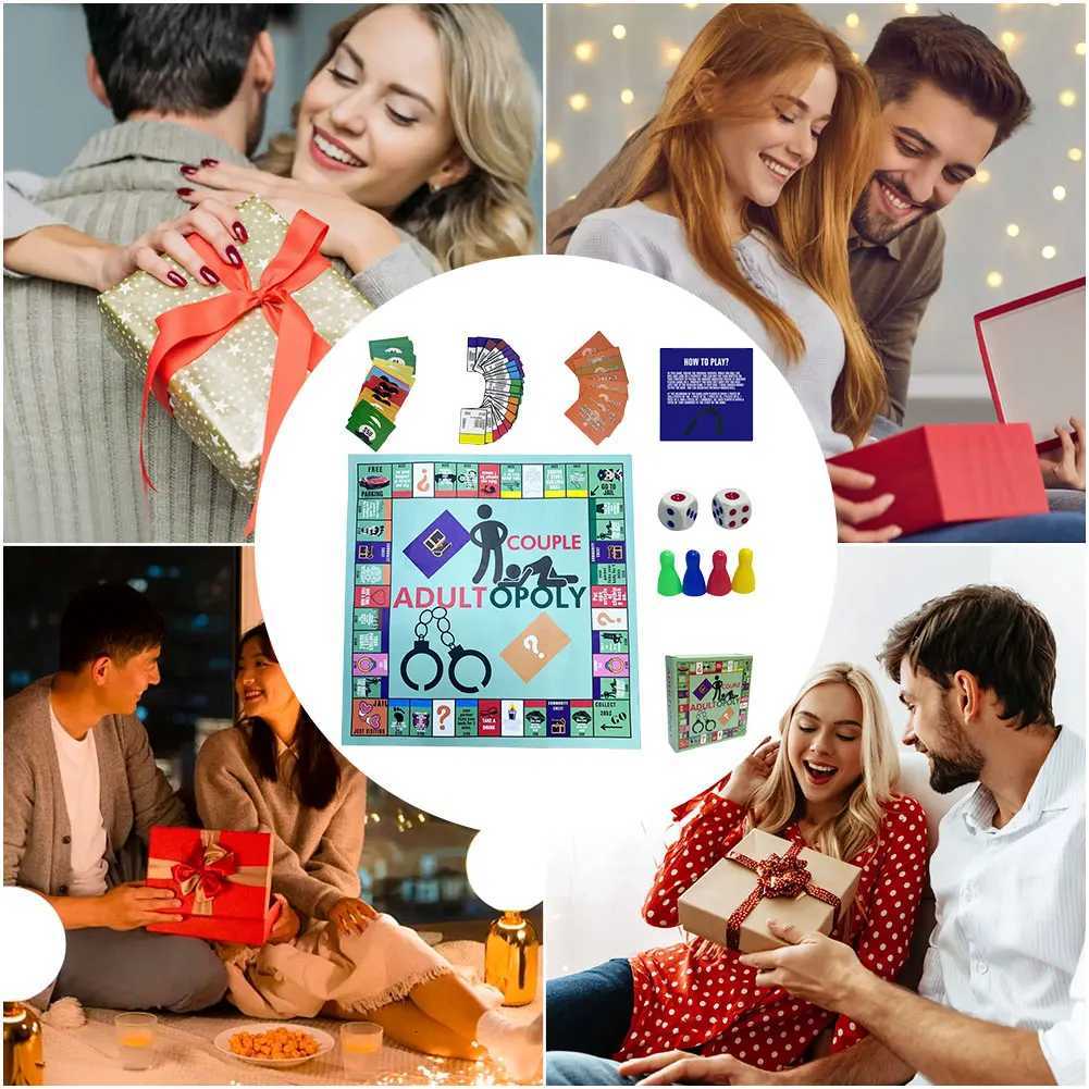 Adultopoly Board Game Couple Adult Opoly Board Game Relationship Card Game Portable Couple Game Valentines Gifts for Him Her X250715