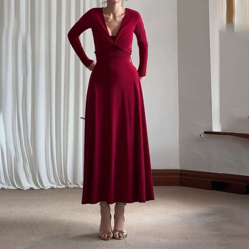 Autumn New Women's Pocket Double Layer Dress Casual Jacket Solid Color Fashion Suit For Women B5