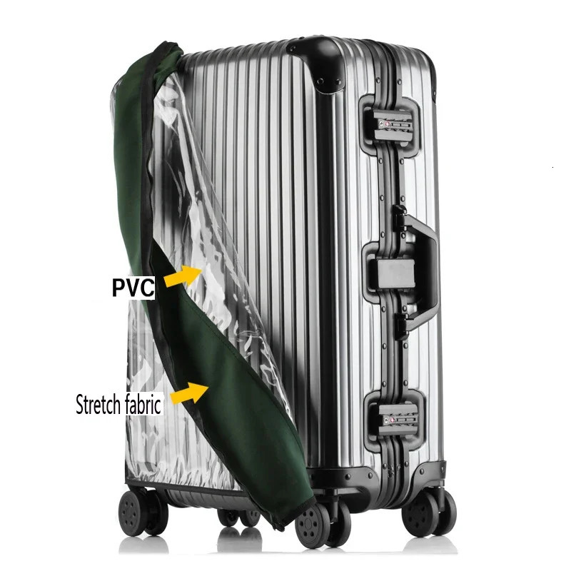 Universal Clear Cover with Zipper Luggage Covers with Elastic Cloth Dusproof Protective Covers 20242830 Travel Organizer 250708