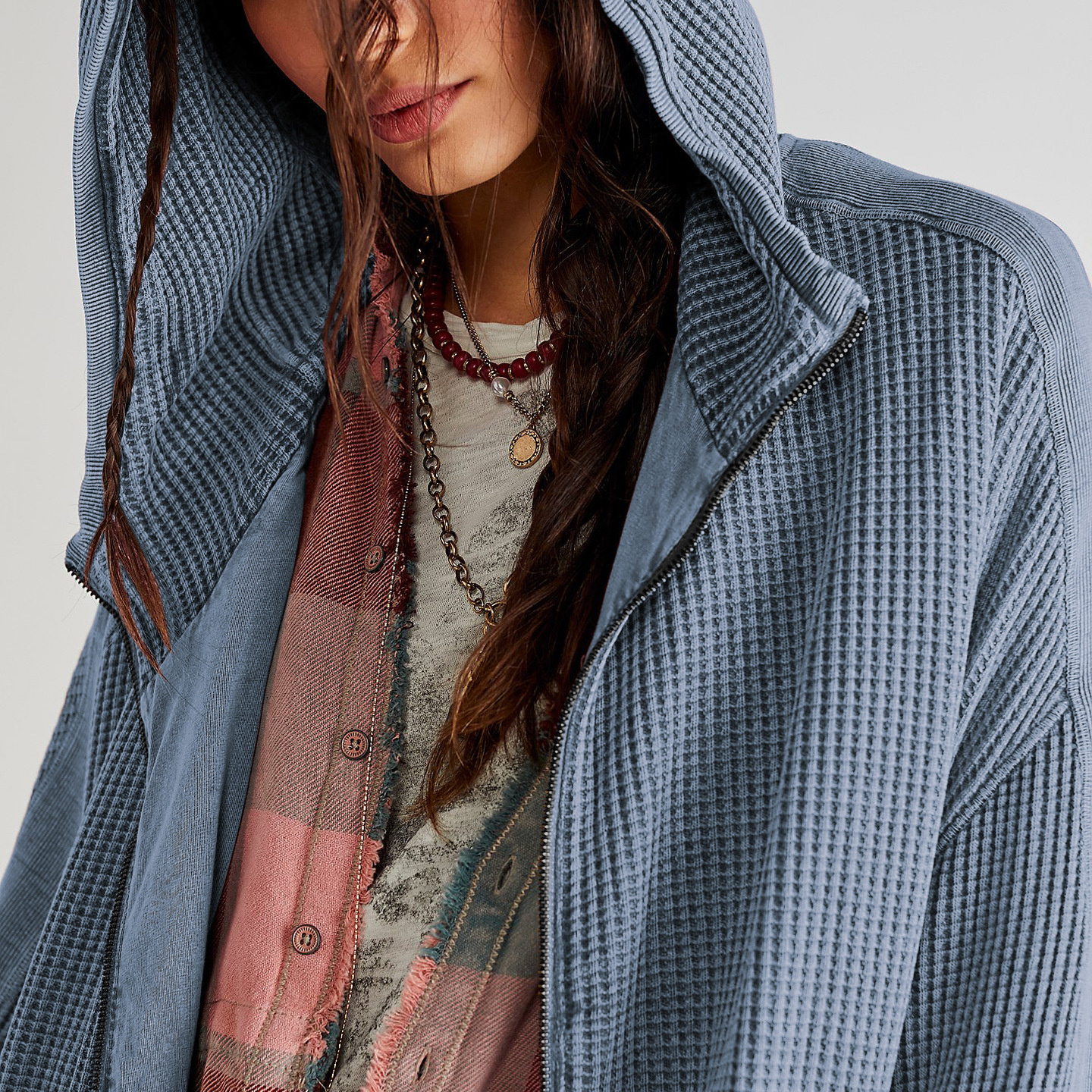 hot Free shipping designer for women Cardigan zipper versatile hoodie jacket women hoodie mid length jacket