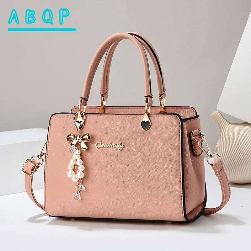 Elegant Stylish Women Handbag Minimalist Design With Multiple Pockets Lightweight Shoulder PU Material Daily Commuting Purse