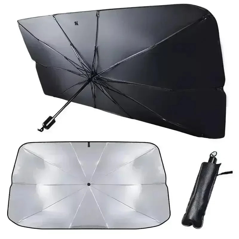 Folding Car Sunshade Umbrella for Windshield And Mesh sunshade For side window Summer UlProtection Parasol for Car Window 250715