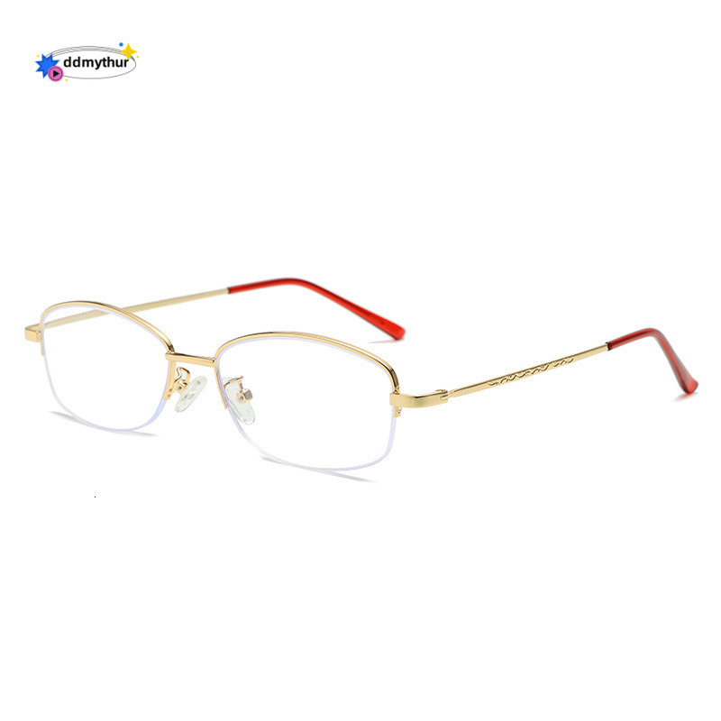 Polygonal Square Frame Myopia Glasses for Students, Blue Light Blocking, Natural Look Trendy Eyeglass Frames, Ins Style ddmythur