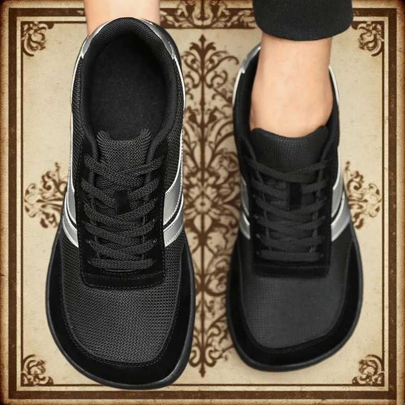 Mens Wide Barefoot Shoes Minimalist Breathable Comfortable Trail Walking Shoes Summer New Light Slip on Soft Man Sneakers 2025 Z250715