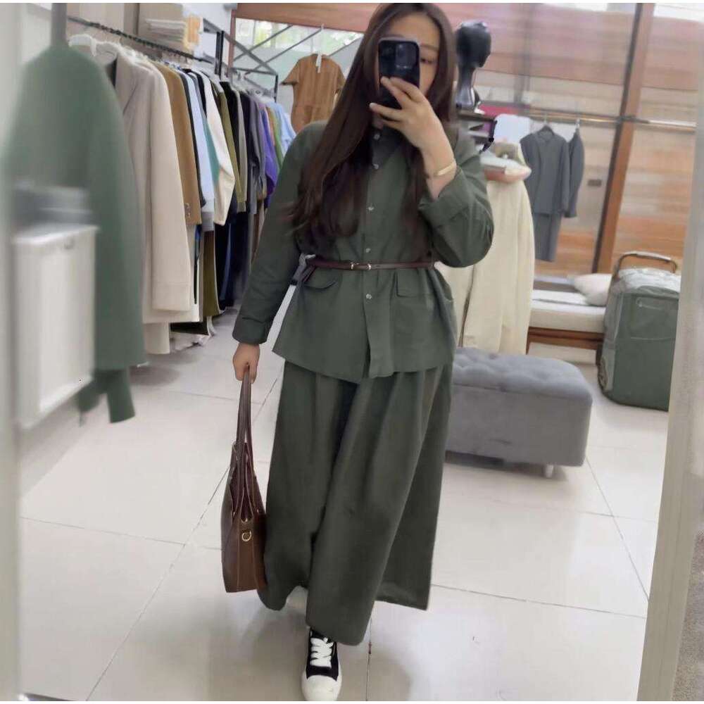 Spring New Women's Button Pocket Solid Color Half Skirt Elegant Fashion Set For Women B5