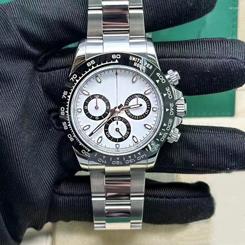 Wristwatches 2025 Diving Series Fully Automatic Mechanical Men's Watch Stainless Steel Strap Multifunctional Gem Glass Dial