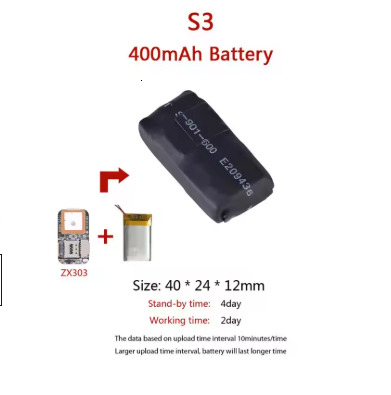 S3 S7 GPS Tracker GSM AGPS Wifi LBS Locator Voice Recorder ZX303 PCBA Inside