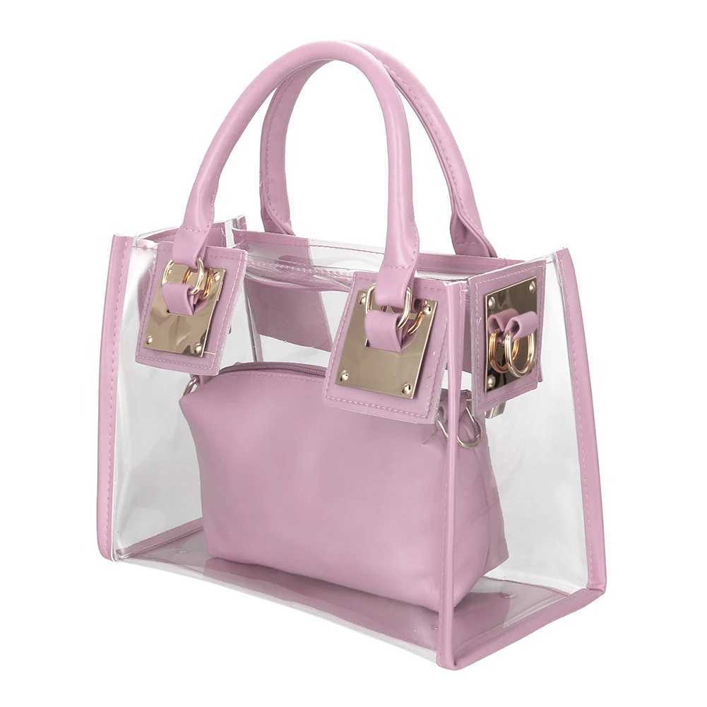 Clear Transparent Shoulder Bag Jelly Candy Summer Beach Handbag Messenger Bags