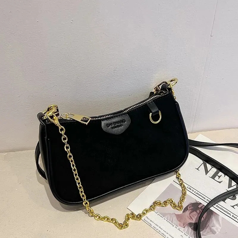 Designer Shoulder Luxury Bag Wallet Fashion Multicolor Chain Leather Handbag New Casual Letter Daily Flap High Quality Womens Purse