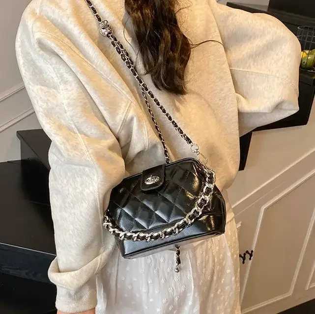 High-End Solid Color Leather Crossbody Bag Paris Fi Vintage Cluh Minimalist Tote For Trendy Commuter Wen Purse Y250715