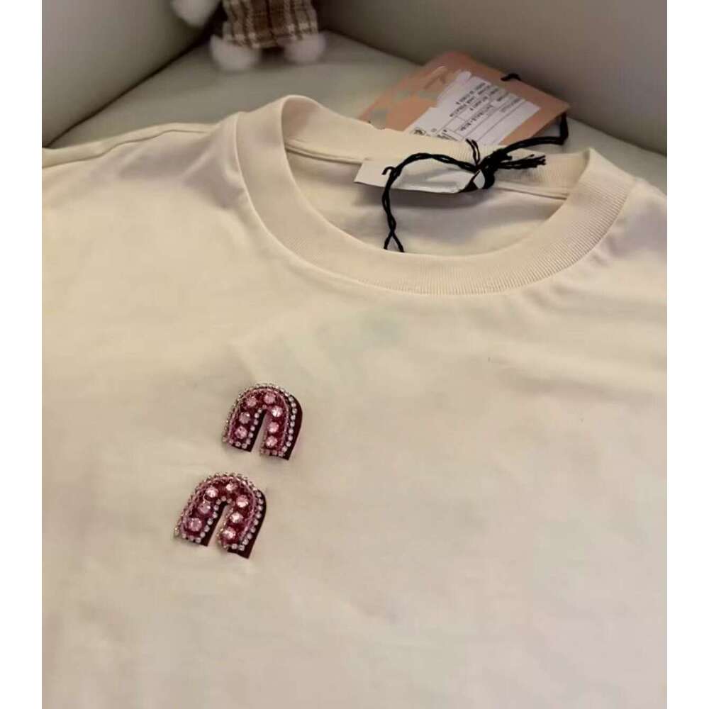 T-shirt Womens T Shirt Tops Tees Designer Clothes Women Tshirt Shorts Men Letter Dia Print Summer Pure Cotton Teeshirt