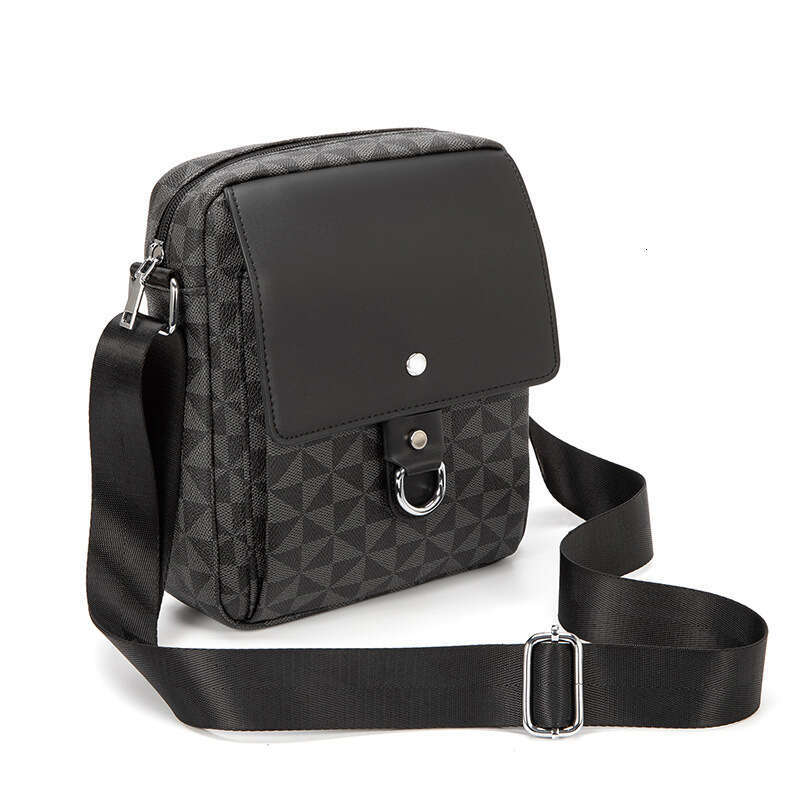 Lacel Urwebin Single Designer Shoulder bags Fashion Printed Vertical Messenger Large Capacity Trendy Elegant Crossbody Men's Bag