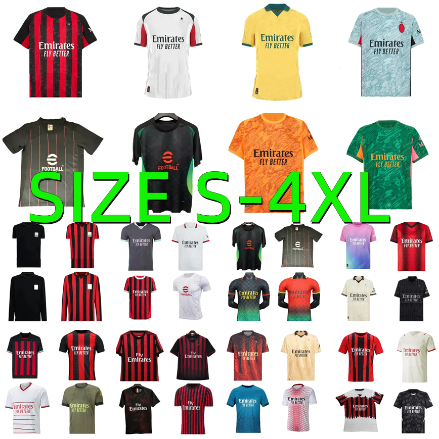 2025 2026 MODRIC PULISIC REIJNDERS soccer jersey 17 18 19 20 21 22 23 24 25 26 IBRAHIMOVIC Milans RAFA LEAO GIMENEZ JOAO FELIX THEO DE KETELAERE R.LEAO football shirt