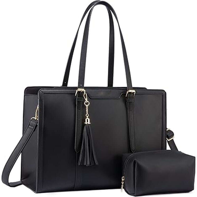 Lightweight Laptop 15.6inch Business Satchel Large Capacity Handbag Professional Office Bag