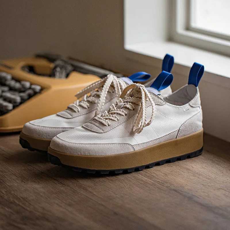 Maden Spring Vintage Jogging Shoes for Men Casual Low Top Running Sports Mesh Breathable Shoes Comfort Trainer Summer Sneakers Z250715