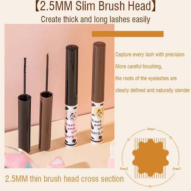 New Suitable For Beginners Waterproof Thick Long-lasting Natural Curling Mascara Eyelashes Ultra-fine Not Blooming Makeup X250715