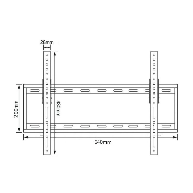 Tilt TV mount Space-Saving Tilting Flat Screen Monitor Support Arm 64TL