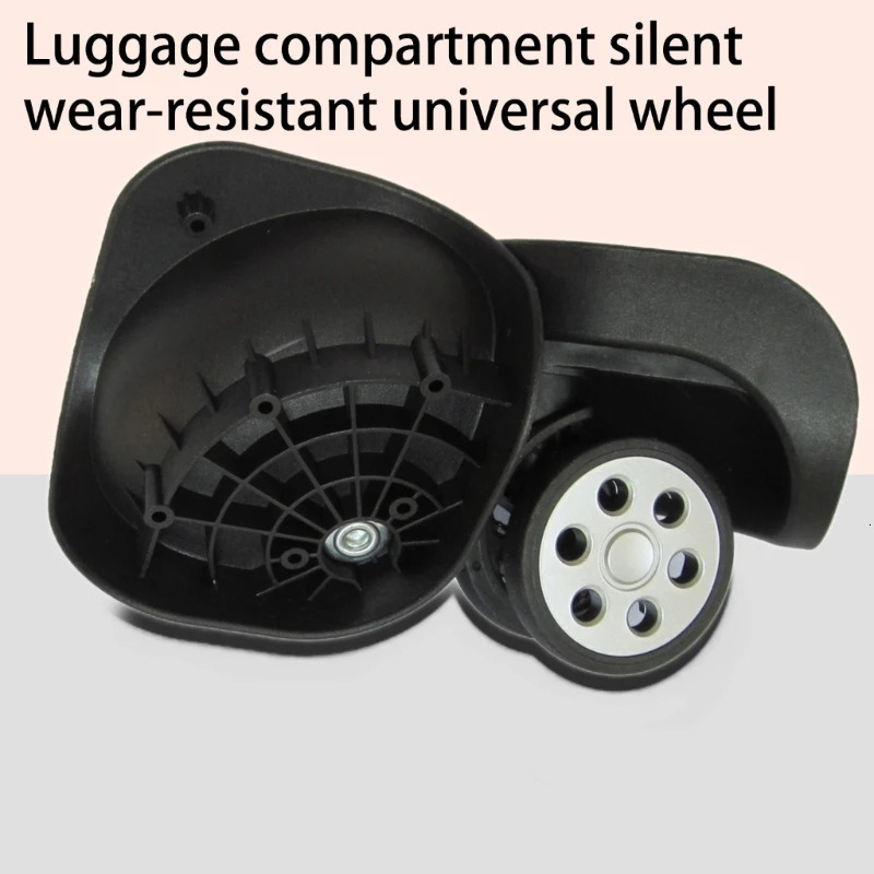 1 Pair A191 Trolley Case Luggage Wheel Repair Universal Travel Suitcase Parts Accessories Wheel Replacement 250708