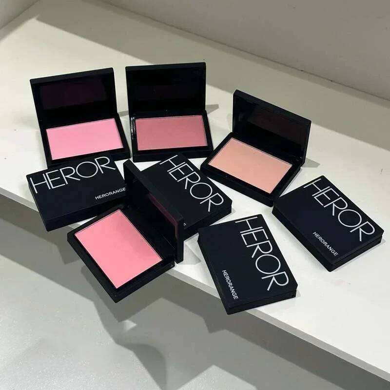 Sweet Orange Blusher Makeup Powder Blush Latte Nude Peach Cheek Face Contour Brighten Lasting Rich Color Rouge Cosmetics X250715
