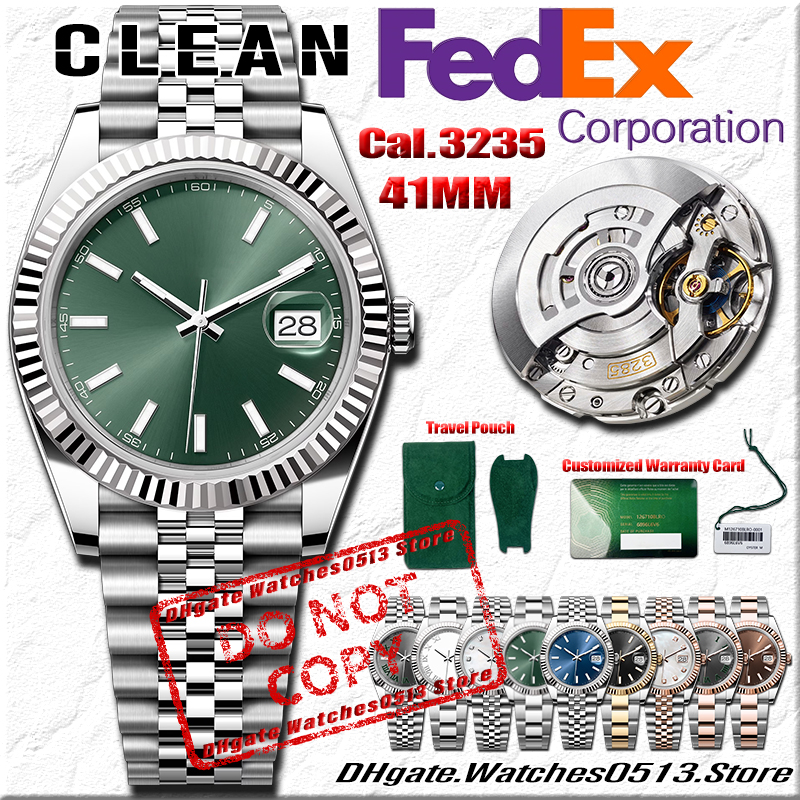 Clean Factory Watches Men Designer Watches High Quality 41MM 3235 Automatic Movement 904L Stainless Steel Sapphire Luminous 100M Waterproof 72H Power Reserve