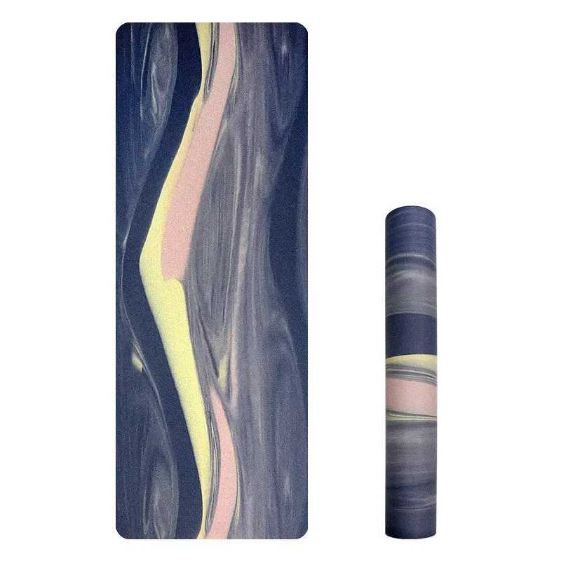 5mm Yoga Mat Natural Rubber Silk Pu Fitness Anti-Slip Wear-Resistant Anti-Shock Sport Gym Exercise Workout XJ250714