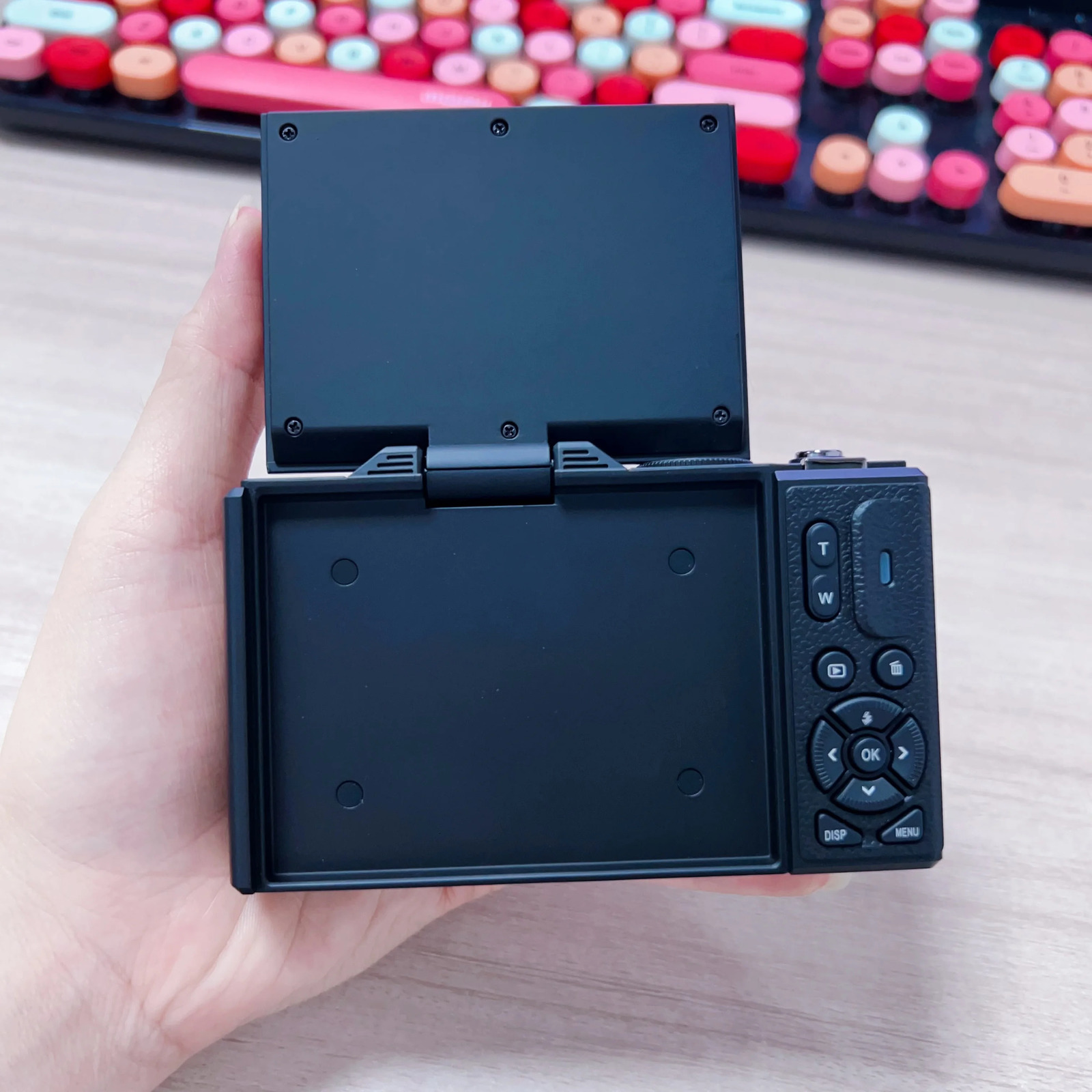 5K Ultra-High Definition 18X Zoom Digital Camera 3.0-Inch 180-Degree Rotating High-Definition Screen Student Camera Birthday Gif 250715