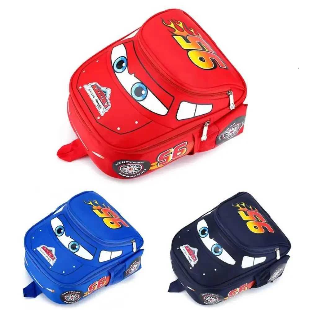 Cool and Handsome Cartoon Car Shaped Childrens Backpack Nylon Waterproof Backpack Lightweight Mom Bag for Going Out X2507151