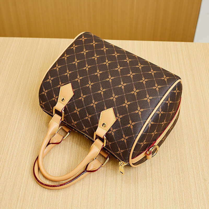 Shoulder Women's Fashion Casual Small Simple Printed Boston Pillow Handheld Crossbody Bag