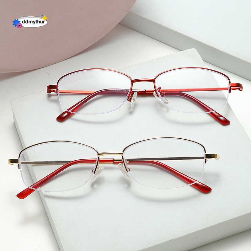 Polygonal Square Frame Myopia Glasses for Students, Blue Light Blocking, Natural Look Trendy Eyeglass Frames, Ins Style ddmythur