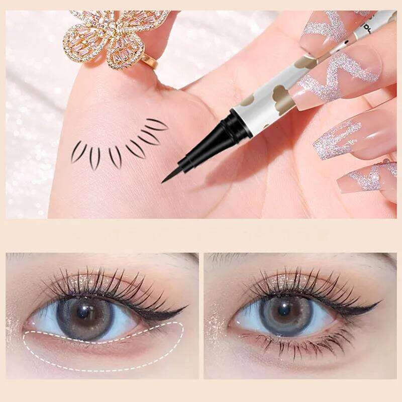 Liquid Lying Silkworm Eyelash Pen Quick Dry Waterproof Long-lasting Black Brown Eyeliner Pencil Beauty Eyes Makeup Tool X250715 X2507