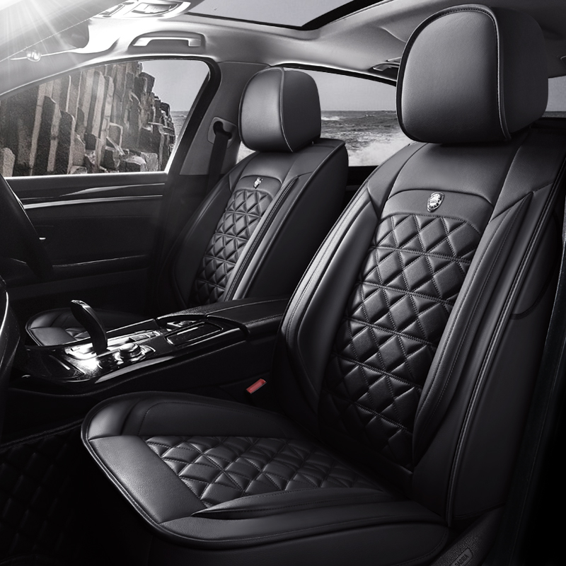 SOGLOTY Artificial Leather Car Seat Covers
