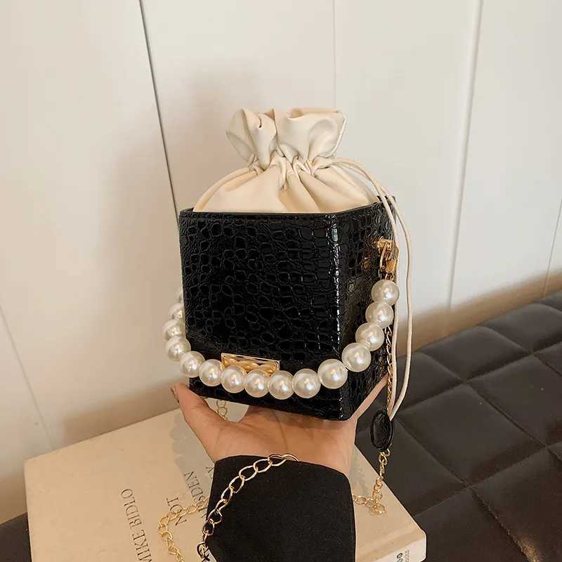 Personalized Strap Box Bag Womens New Summer Foreign Style Popular Portable Chain One Shoulder Crossbody Bag