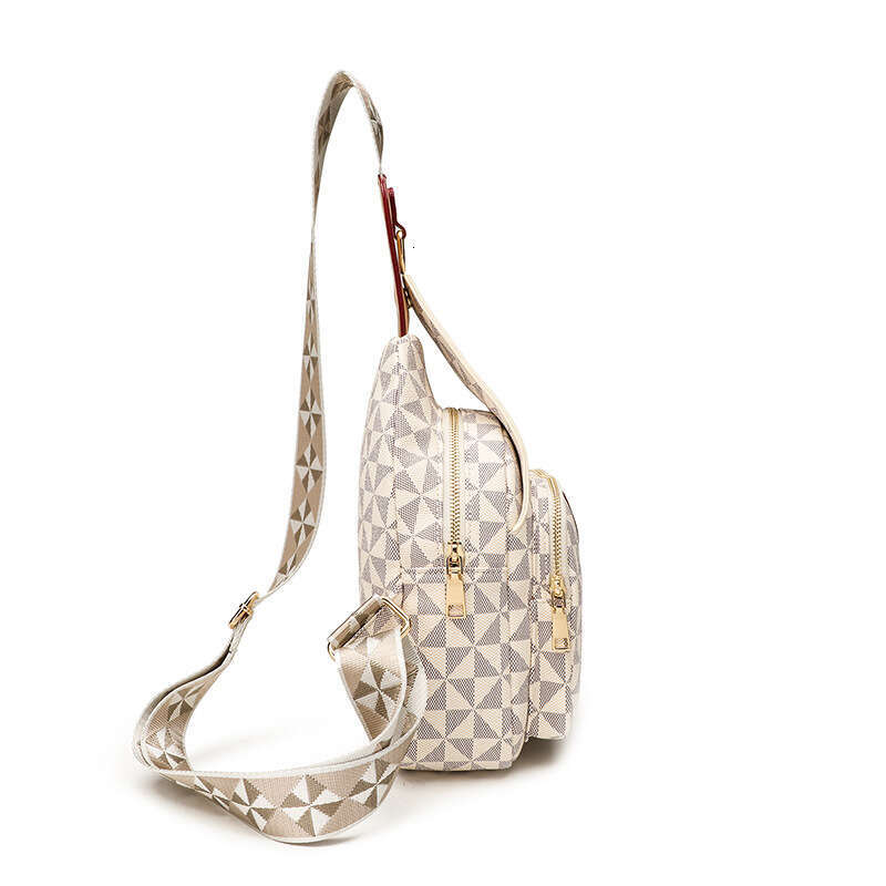 2025 New Casual Multifunctional Women's Chest Bag Large Capacity Crossbody Small Backpack