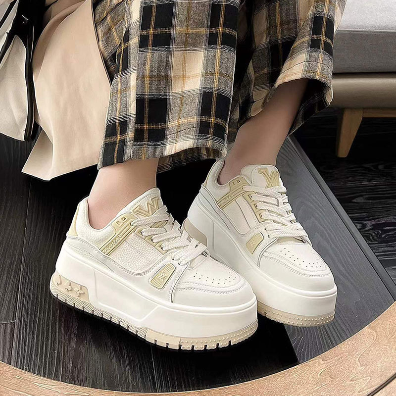 Designer Running Shoes for spring and autumn sparkling diamond Women's casual shoes thick bottom versatile sports Shoes