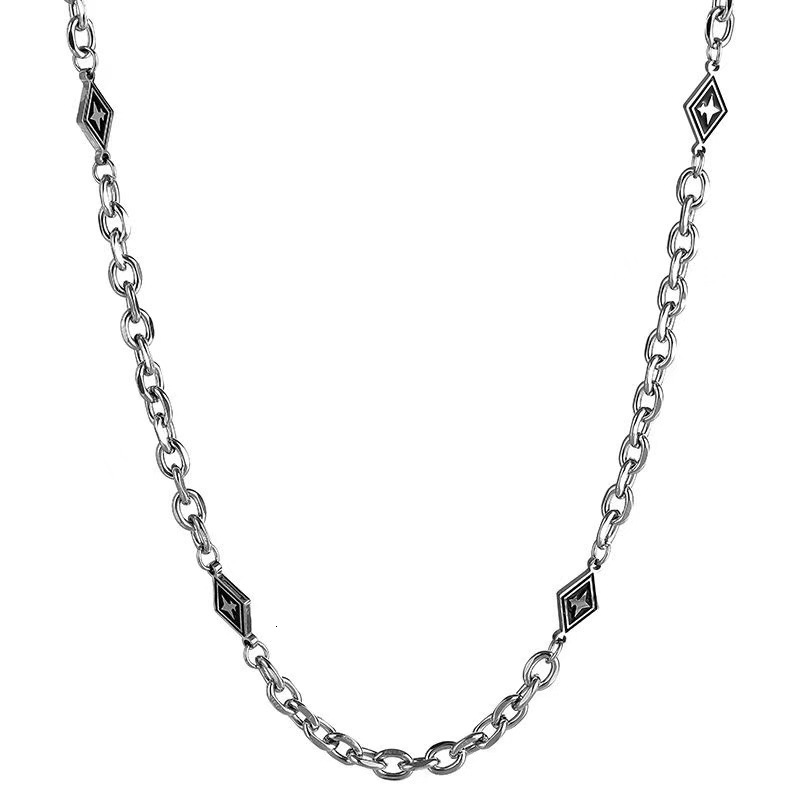 Luxury Jewelry Designer Jewelry Jackson Wang Style Necklace For Men, Trendy Hip-hop Style, Autumn And Winter High-end Starburst Diamond Sweater Chain 