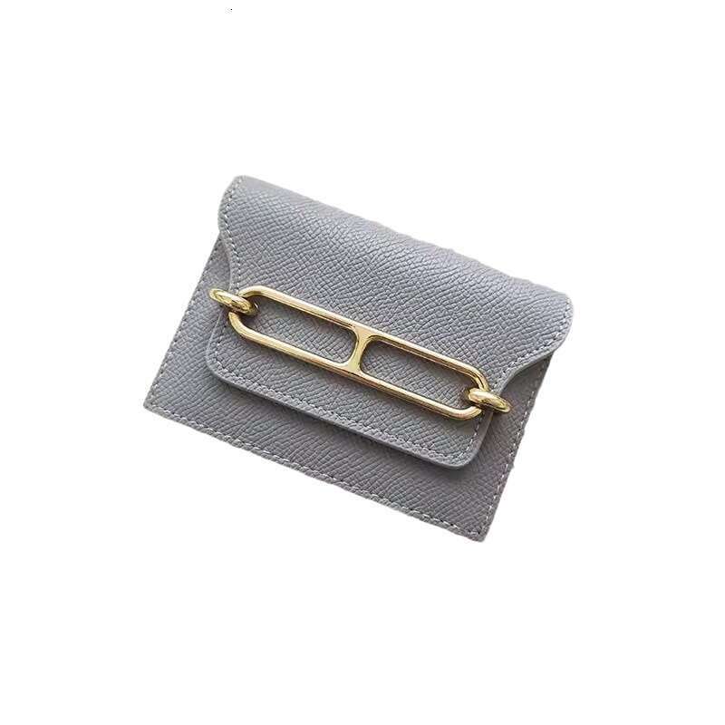 2025 New High-end Genuine Leather Women's Card Fashion Pig Nose ID Holder Multi-card Slot Large Capacity Anti-degaussing