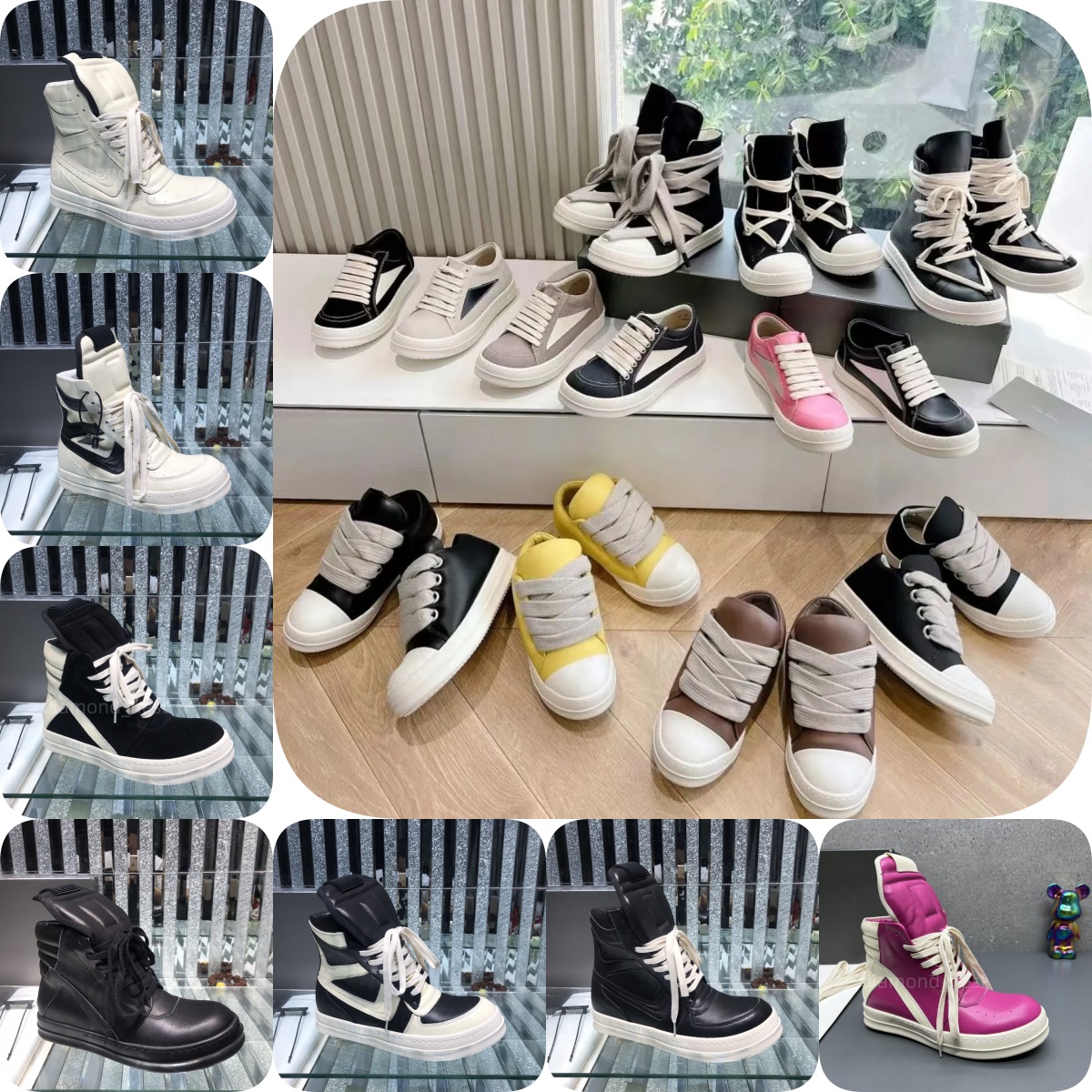 designer shoes luxury sneakers thick sole geobasket zip women platform ankle boots leather ankle boot geobasket punk lace up retro designer boots men